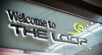 welcome to the loop signage welcome to the loop signage