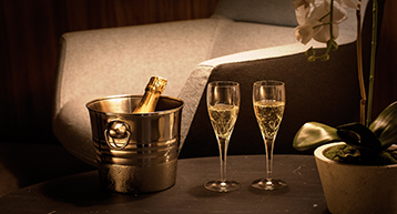 Platinum Service Champagne reception 